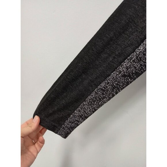 Parsley & Sage Womens A Line Lagenlook Tunic Top Medium Black Printed Artsy - Picture 4 of 8